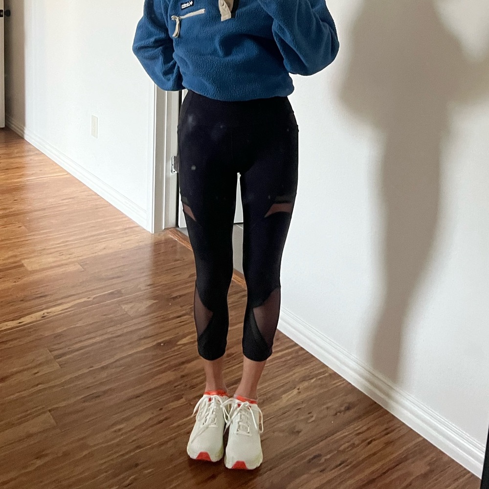 Lululemon Black Cropped Legging